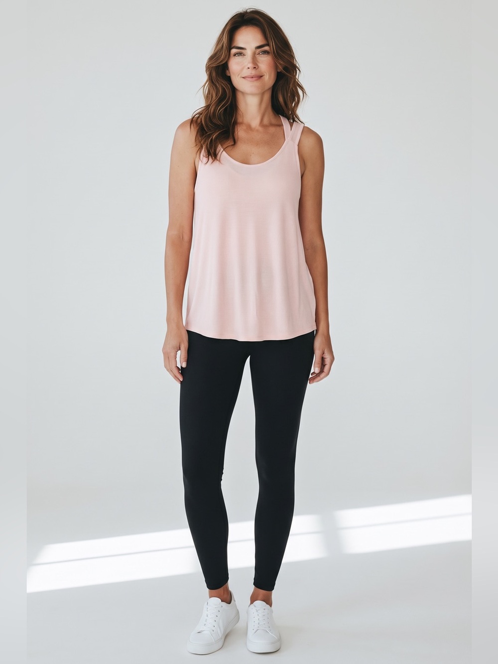 Gilligan & O’Malley Lounge Tank // Pink // Large